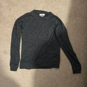 TNA XXS Grey Heathered Long Sleeve